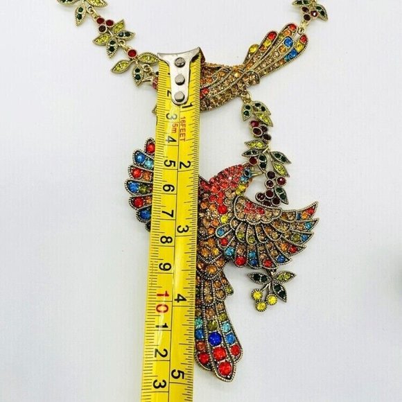 Heidi Daus "Mary's Magic" Mary Poppins Returns Crystal Necklace Matching Earring - Picture 5 of 11